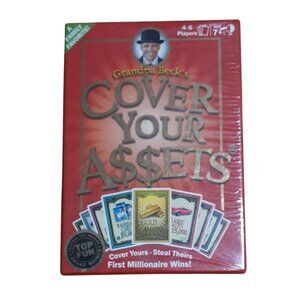 Grandpa Becks Cover Your Assets Card Game Family Fun For 4-6 Players Ages 7+ NEW
